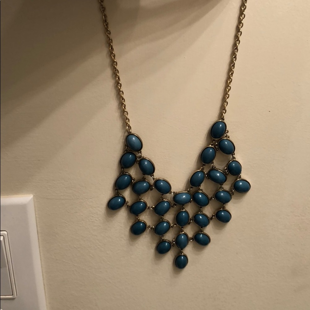 Turquoise statement necklace